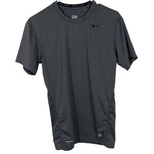 Nike Pro Fitted Grey Short Sleeve Activewear T-Shirt